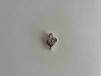 Srebrny zestaw łańcuszek + serce
