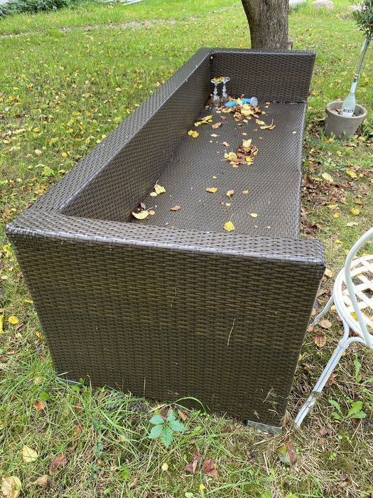 Sofa ratan do ogrodu stan dobry plus