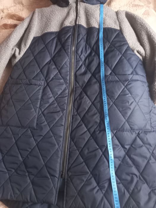 Зимова тепла куртка великого розміру 70-72