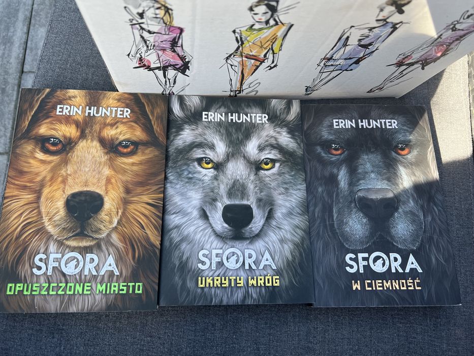 Sfora 3 tomy- książki Erin Hunter