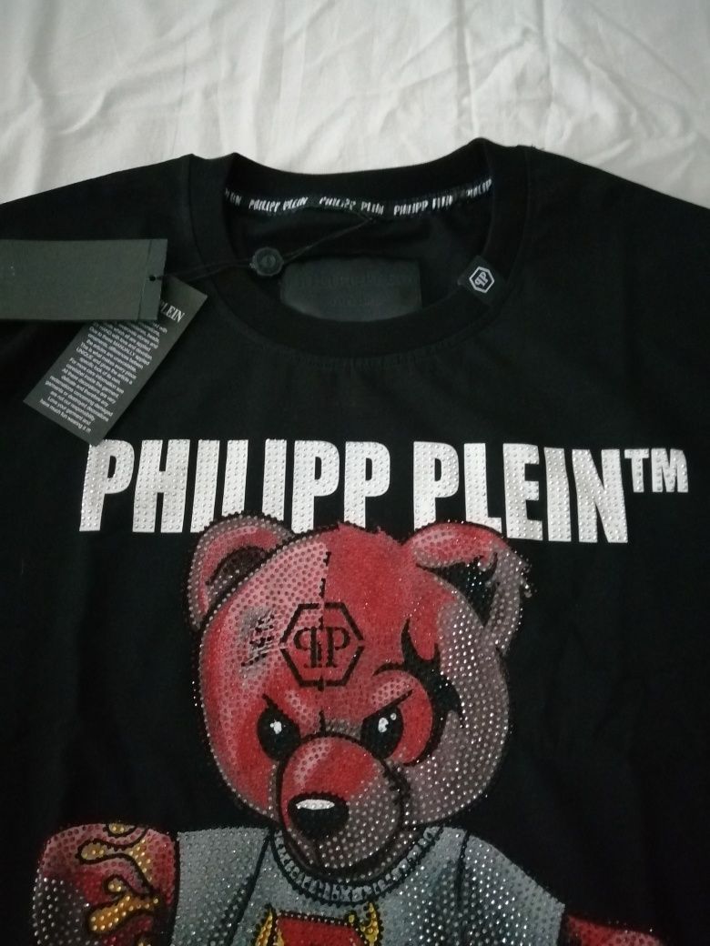 NOWA męska koszulka Philipp Plein t-shirt PP miś Teddy XL
