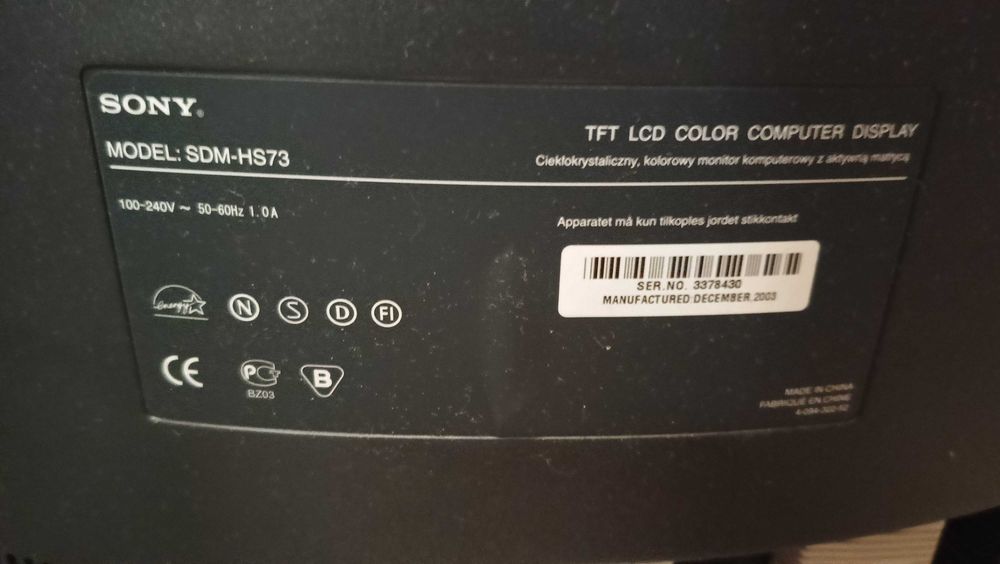 Продам Монитор Sony 19