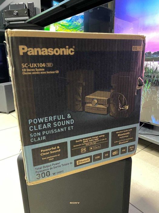 Panasonic SC-UX104. Міні-система  муз центр НОВИЙ з Німеччини