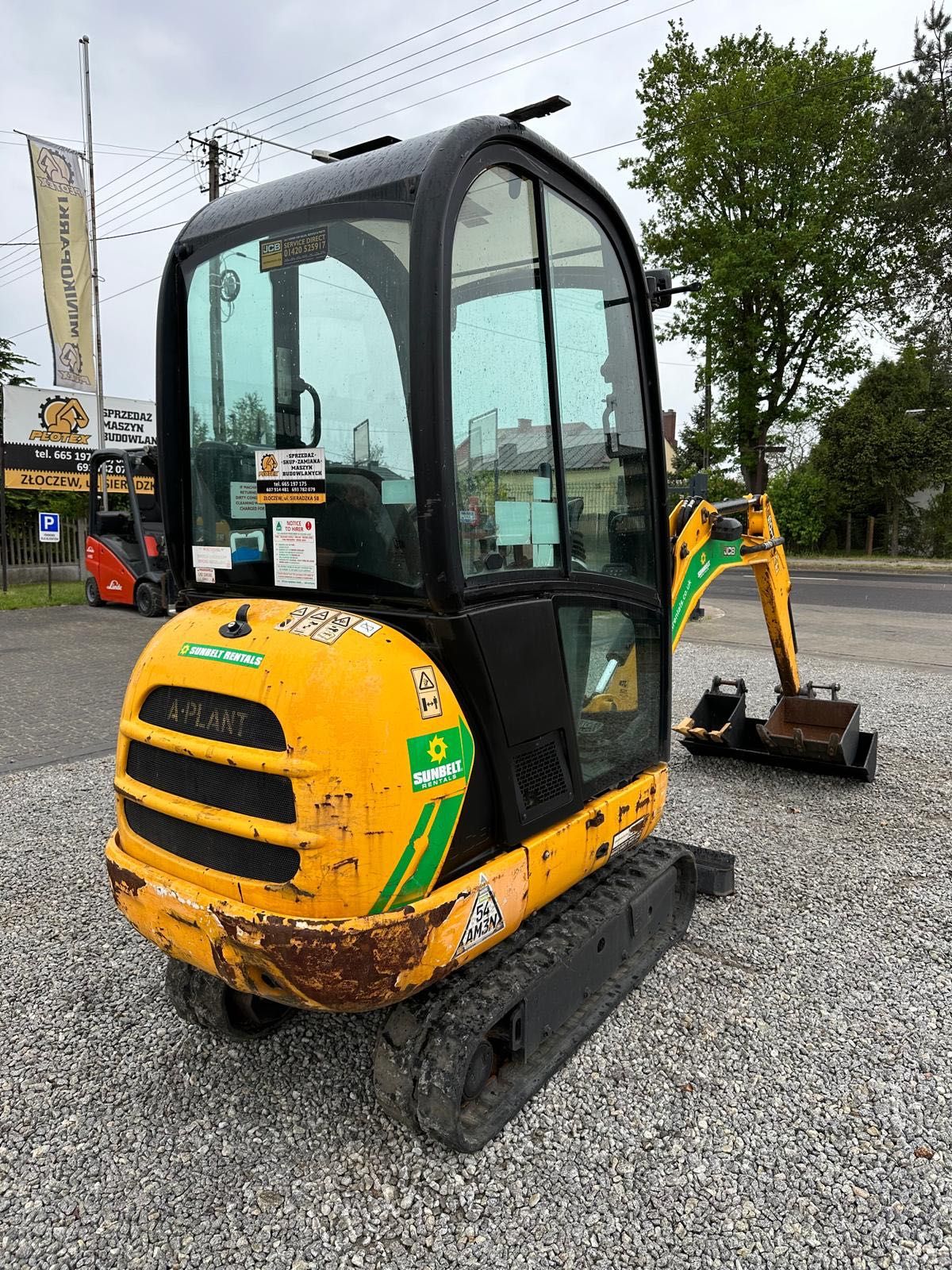 Mini Koparka JCB 8016 z 2015 r. 3 łyżki waga 1500kg Ładny stan 1900mtg