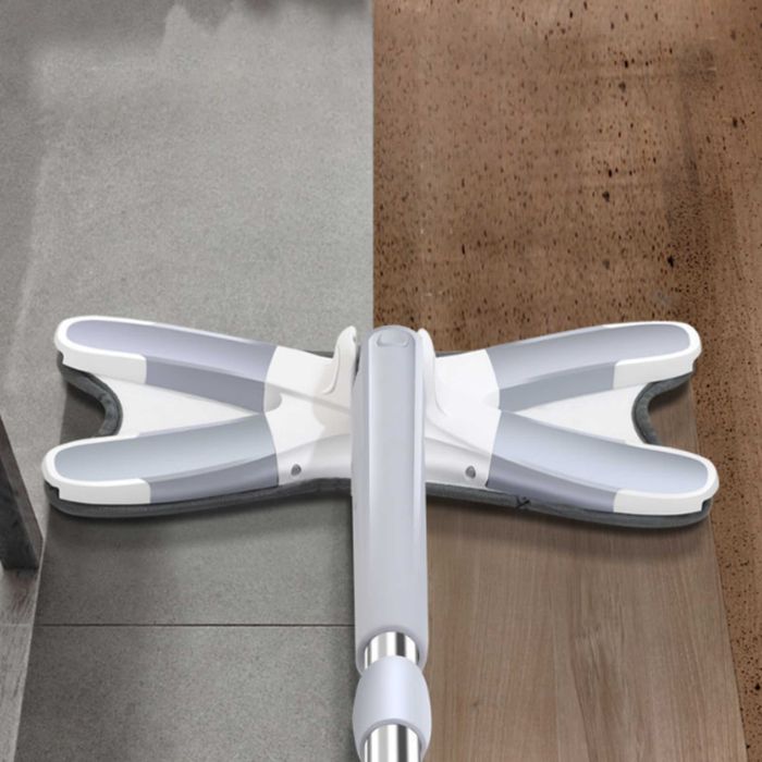 PŁASKI MOP OBROTOWY z Wyciskaczem + Wkład Mikrofibra