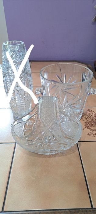 Kryształy PRL zestaw