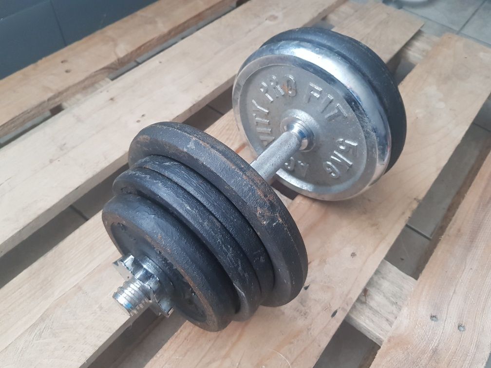 Hantel żeliwny regulowany 28kg