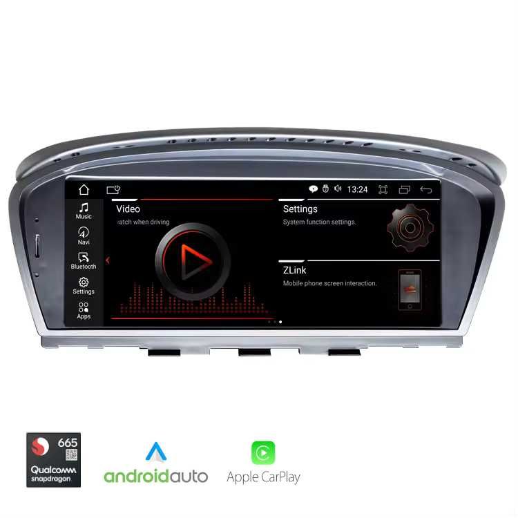 Radio Android BMW E60 E90 system CCC / Carplay /Android Auto /8+128 GB