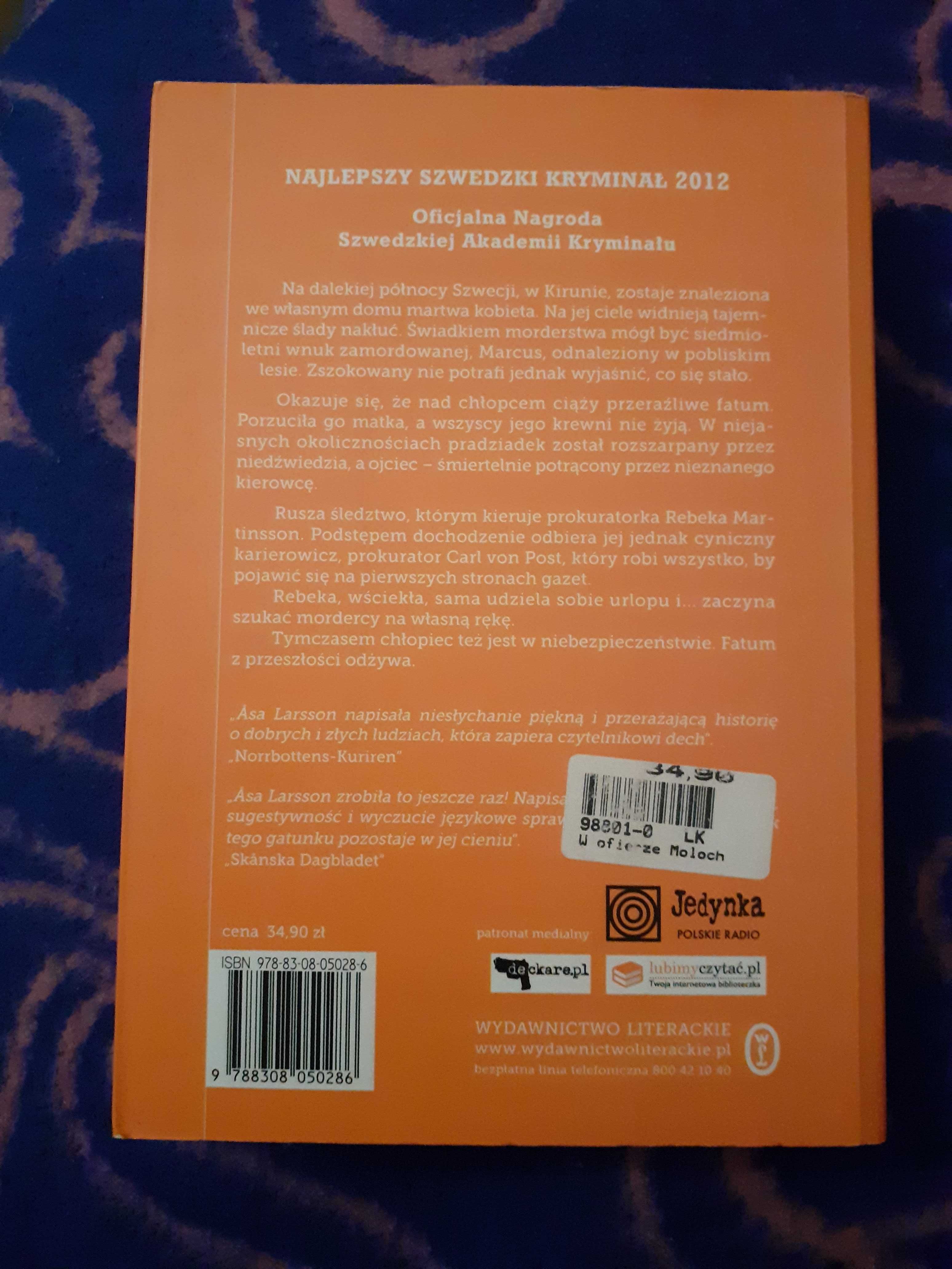W ofierze Molochowi Asa Larsson