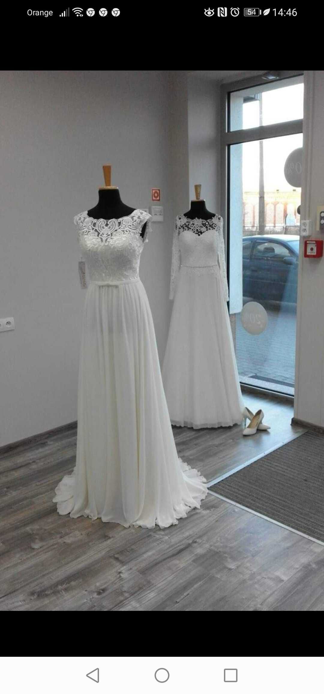Suknia ślubna boho 36/38