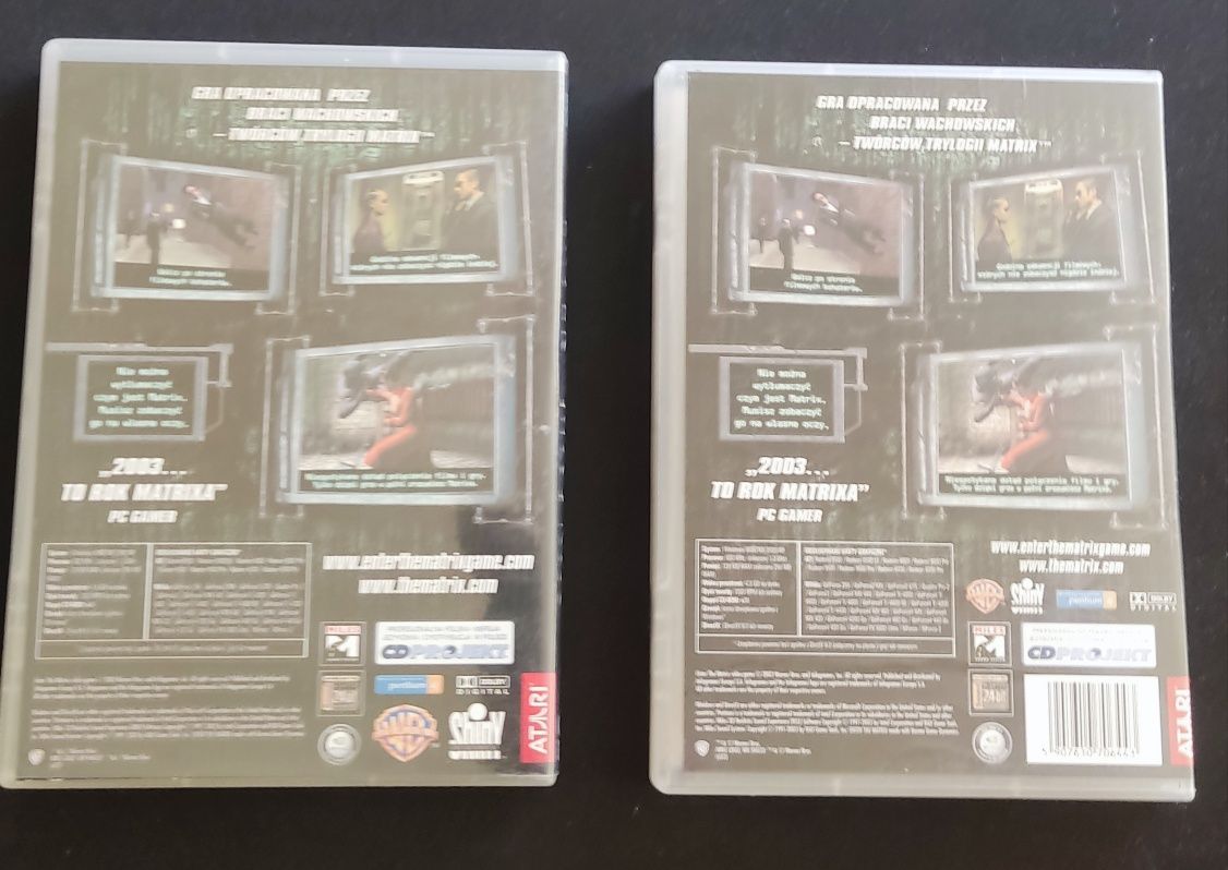 Enter the Matrix PC, 4 CD-ROM polska wersja językowa
