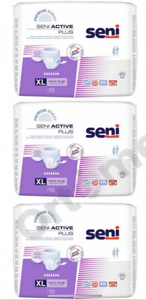 Seni Active Plus majtki chłonne zakładane jak bielizna