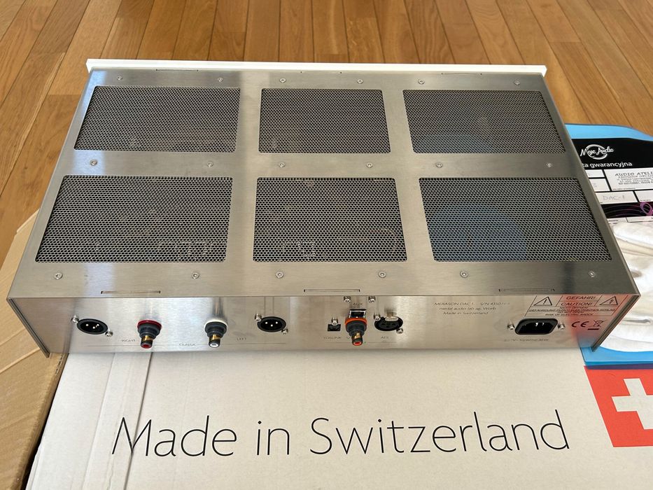 "Merason DAC 1 "  przetwornik audio, Hi-Fi, Burr Brown 1794A,  zamiana