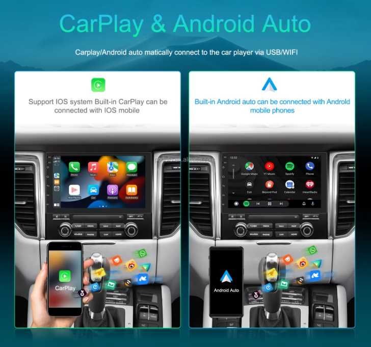 2DIN Магнітола Android 2\32gb WiFI GPS CarPlay Магнитола на Андроид