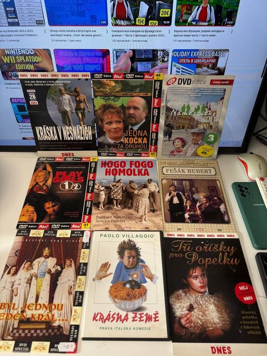 Портативна DVD Player та колекція Чеських фільмів у подарунок дисковий