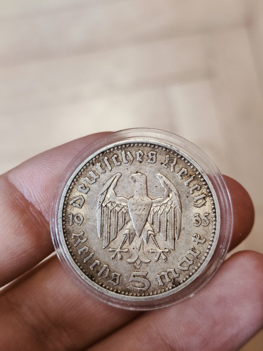 5 marek 1935-J Hindenburg, III Rzesza, Niemcy