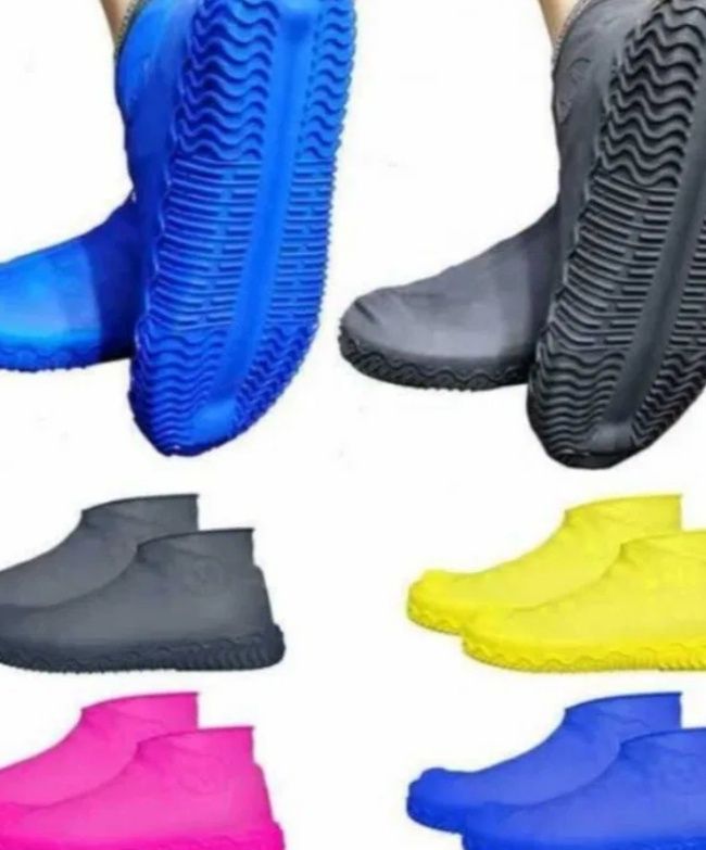 Силіконові чохли бахили для взуття від дощу та бруду Waterproof Silico