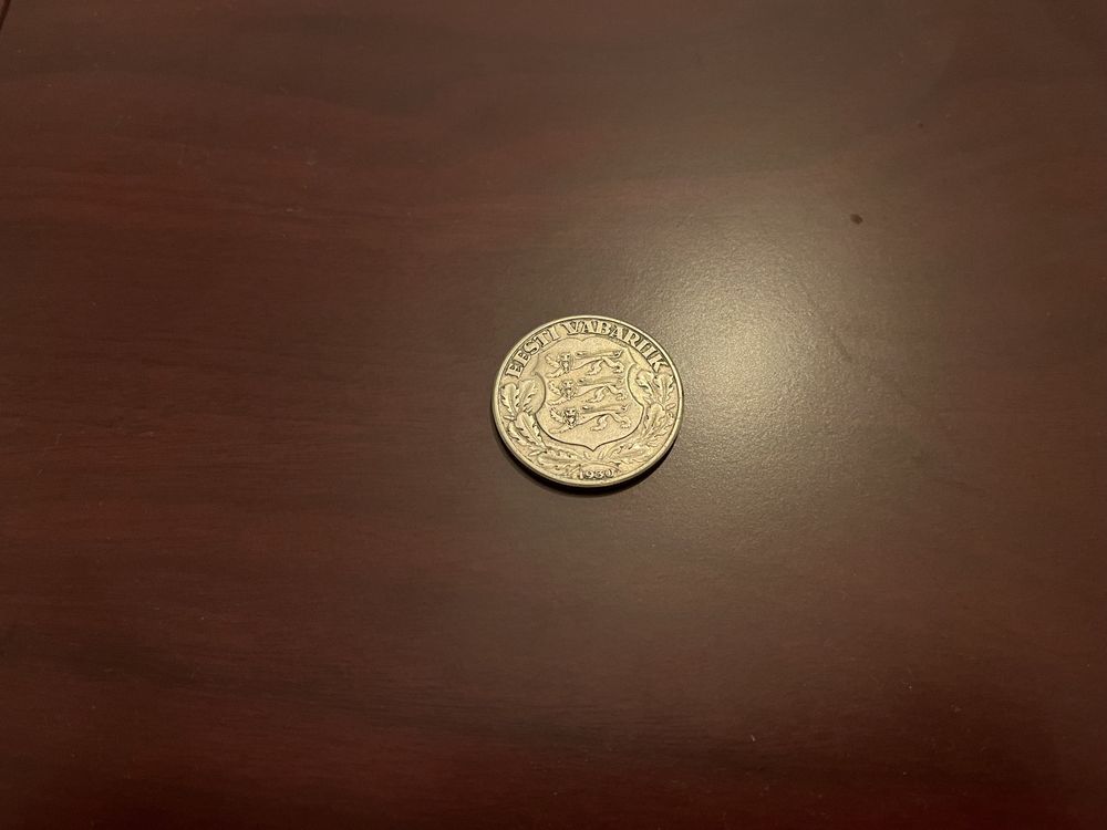 2 Krooni 1930 Twierdza Talin Srebrna moneta