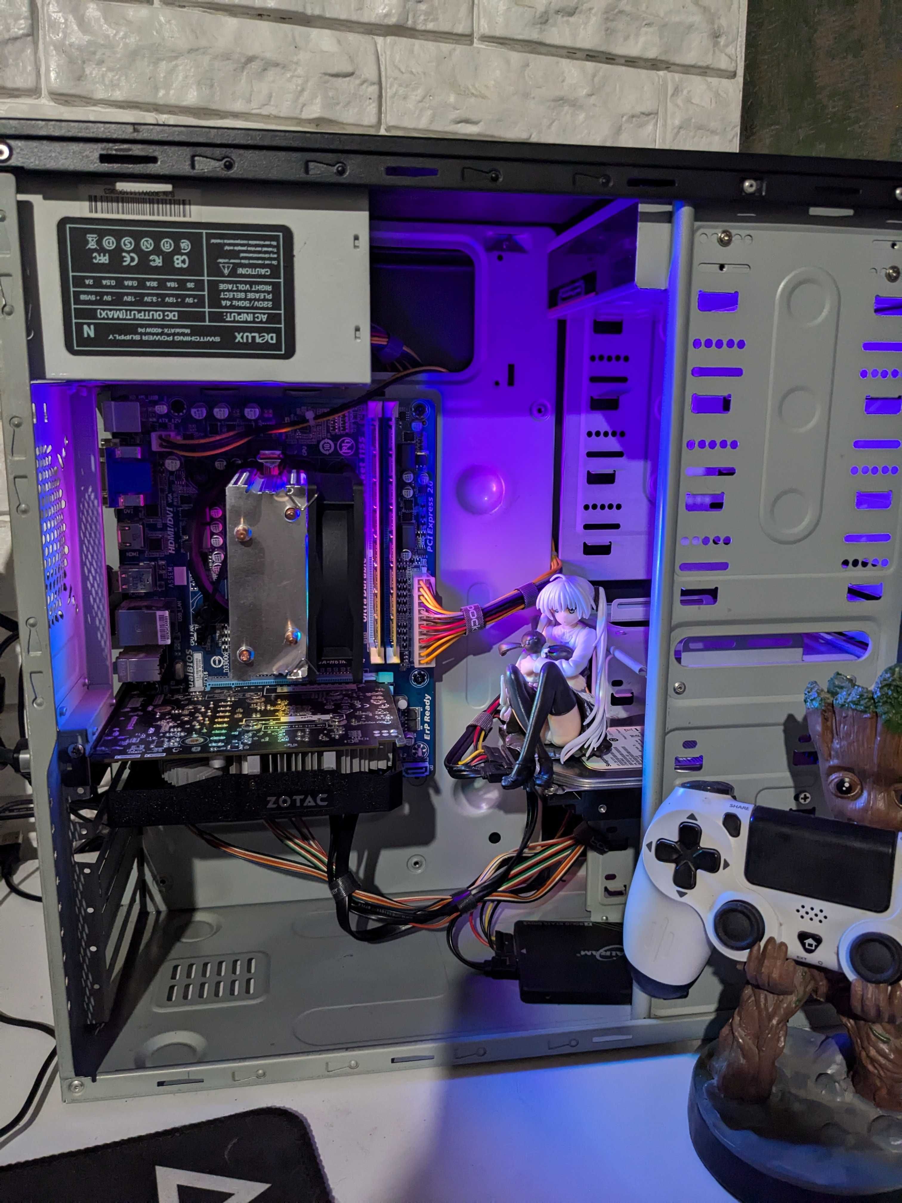 Ігровий ПК: RAM 16 GB/i5 3470/ GeForce GTX 1050 2 GB / SSD / RGB Башня