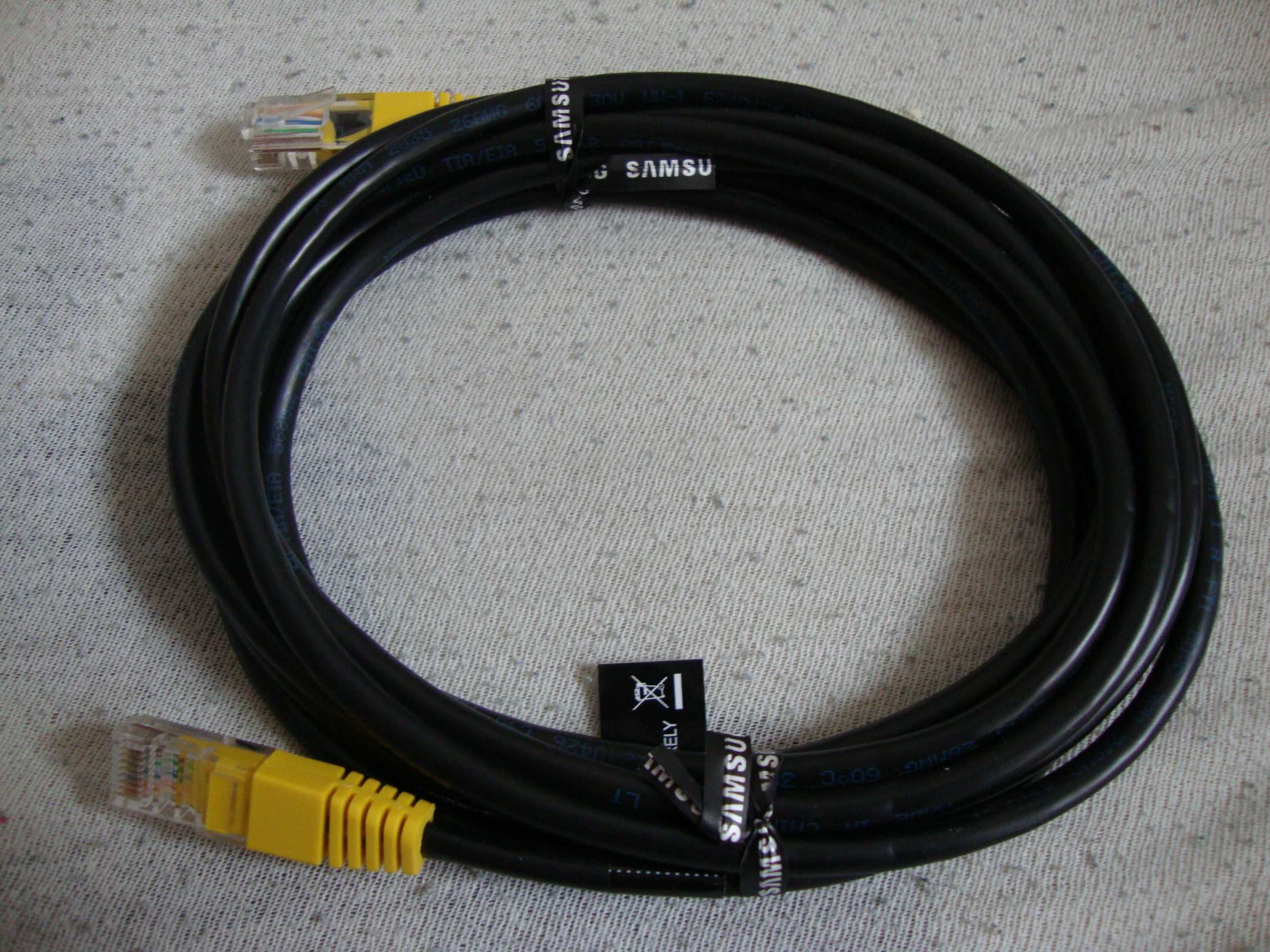NOWY Kabel przewód do internetu UTP CAT 5e RJ45 sieciowy Ethernet 3m