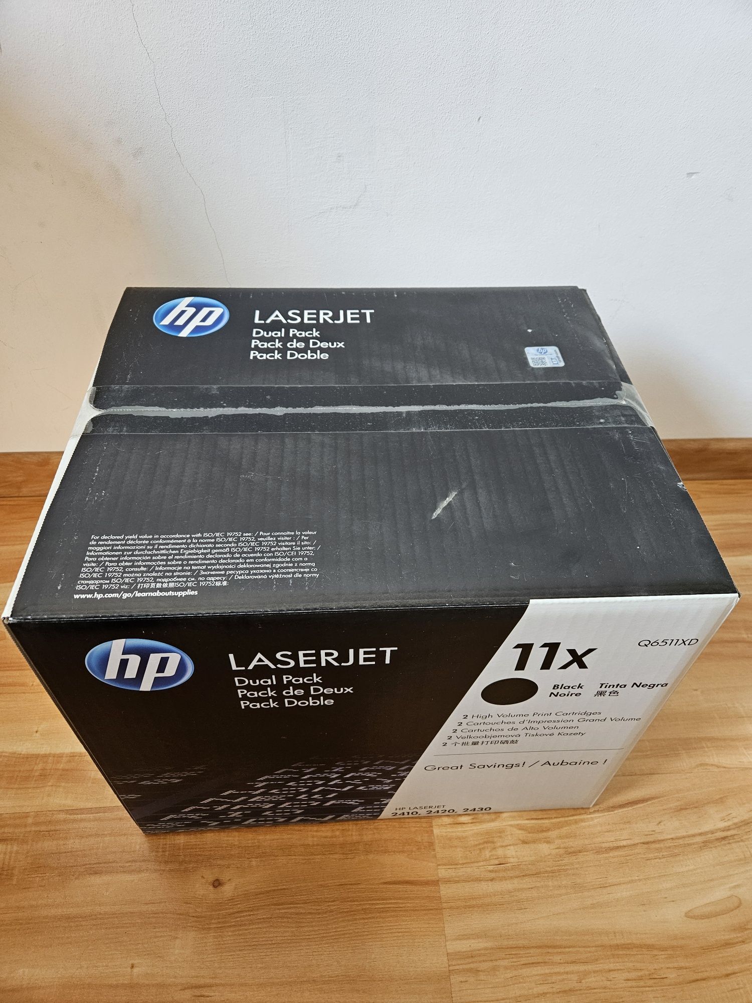 Toner HP LaserJet 2410, 2420, 2430 Q6511XD Dual Pack (2szt.) Oryginał