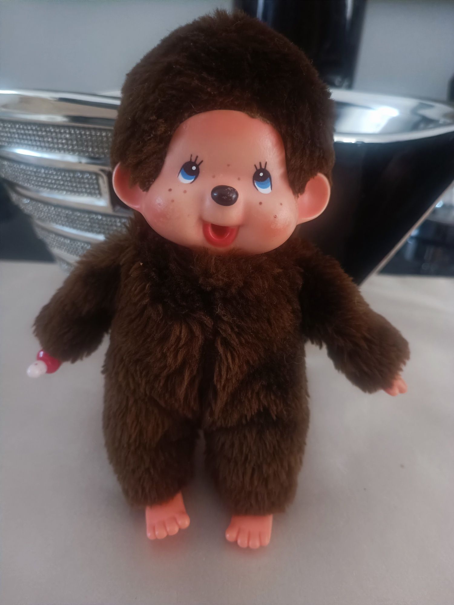 Małpka Monchhichi, śliczna ,ok 18cm