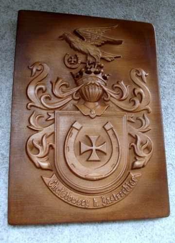 Rzeźbienie w drewnie Płaskorzeźba Lubicz Sas Jastrzębiec Ost Wieczerza