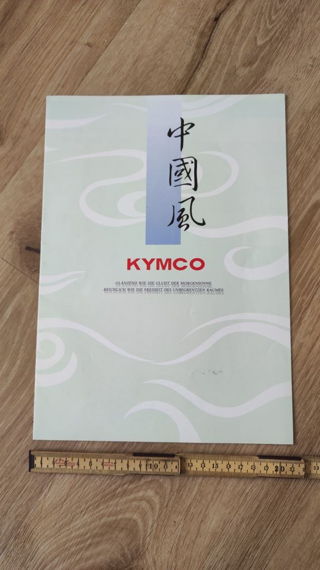 KYMCO anos 90 - Catálogo publicitário motas antigas