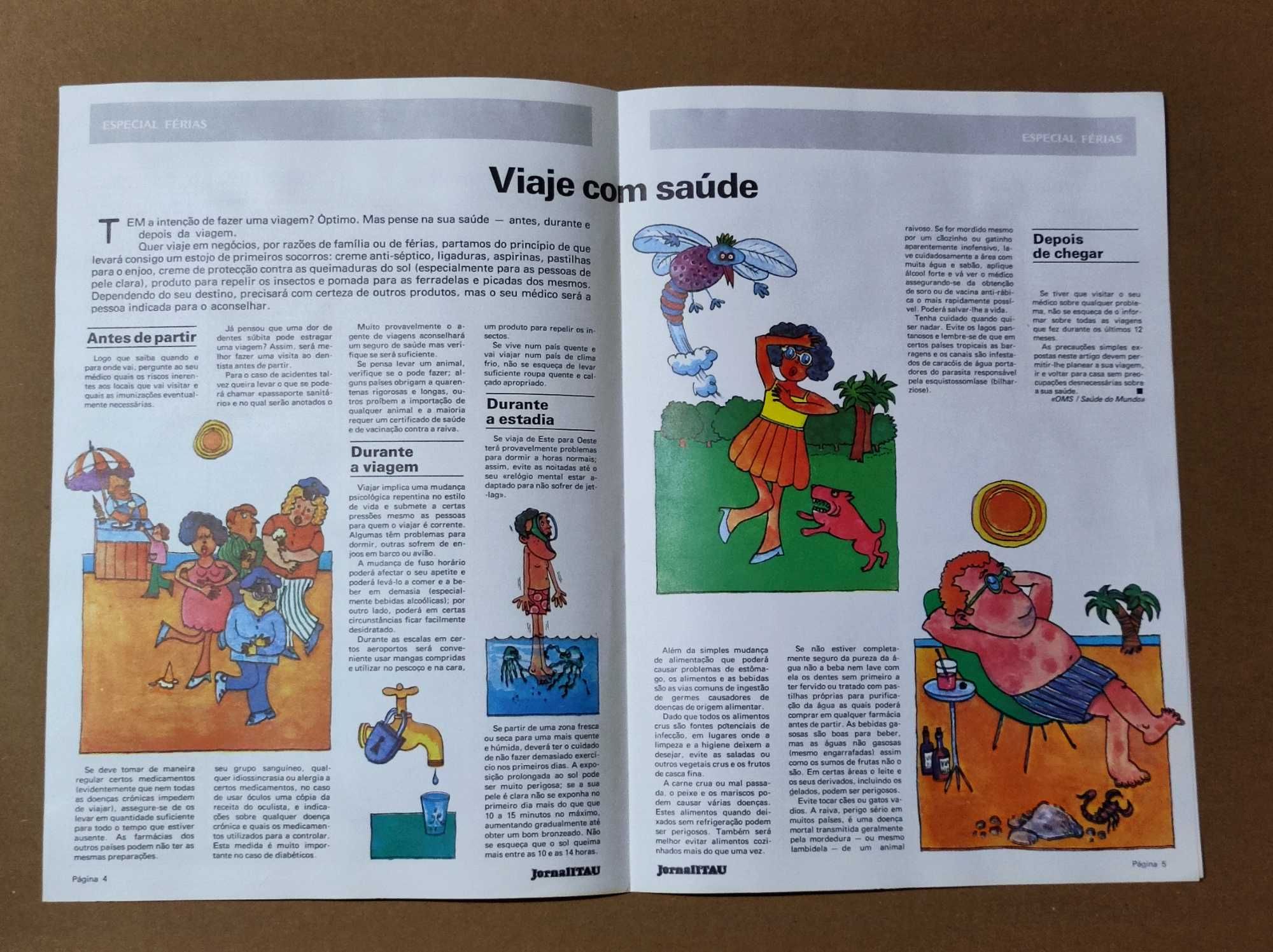 Jornal antigo JornalITAU mensal 1983 ITAU