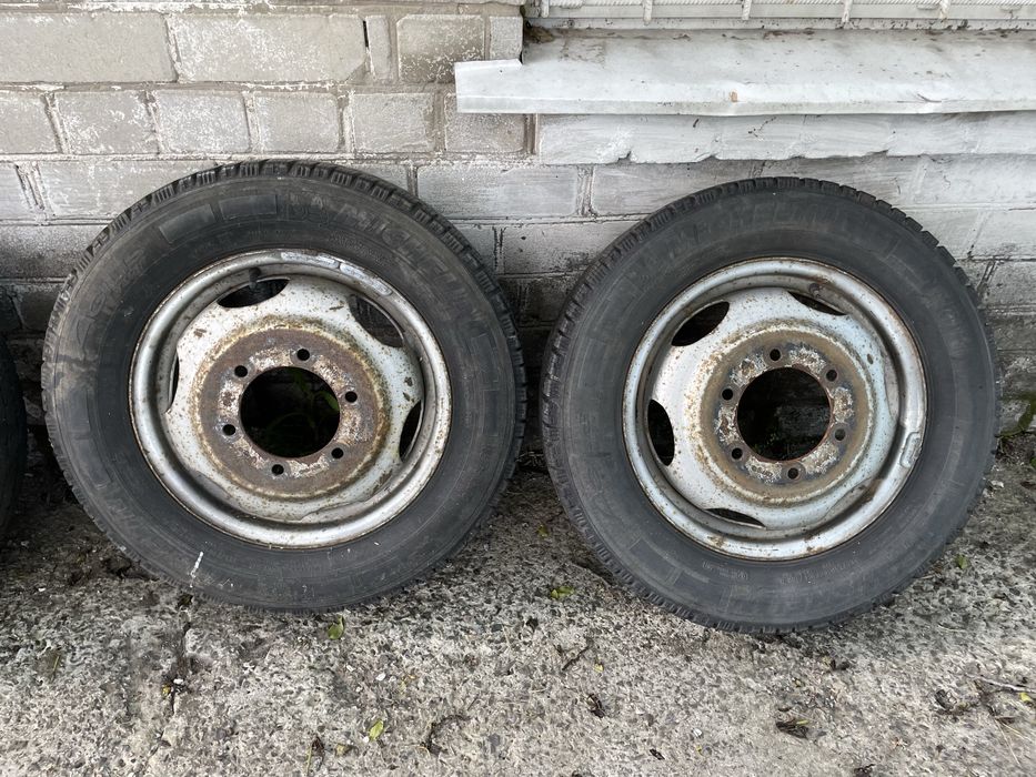 Диски з резиною mitsubishi canter