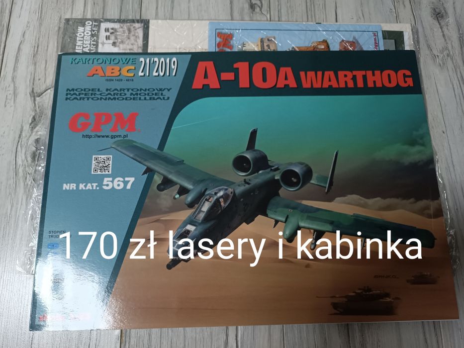 GPM A-10 Thunderbolt model kartonowy