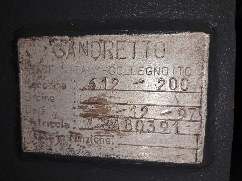 Injetora SANDRETTO OTTO EUROMAP 612/200 #G176