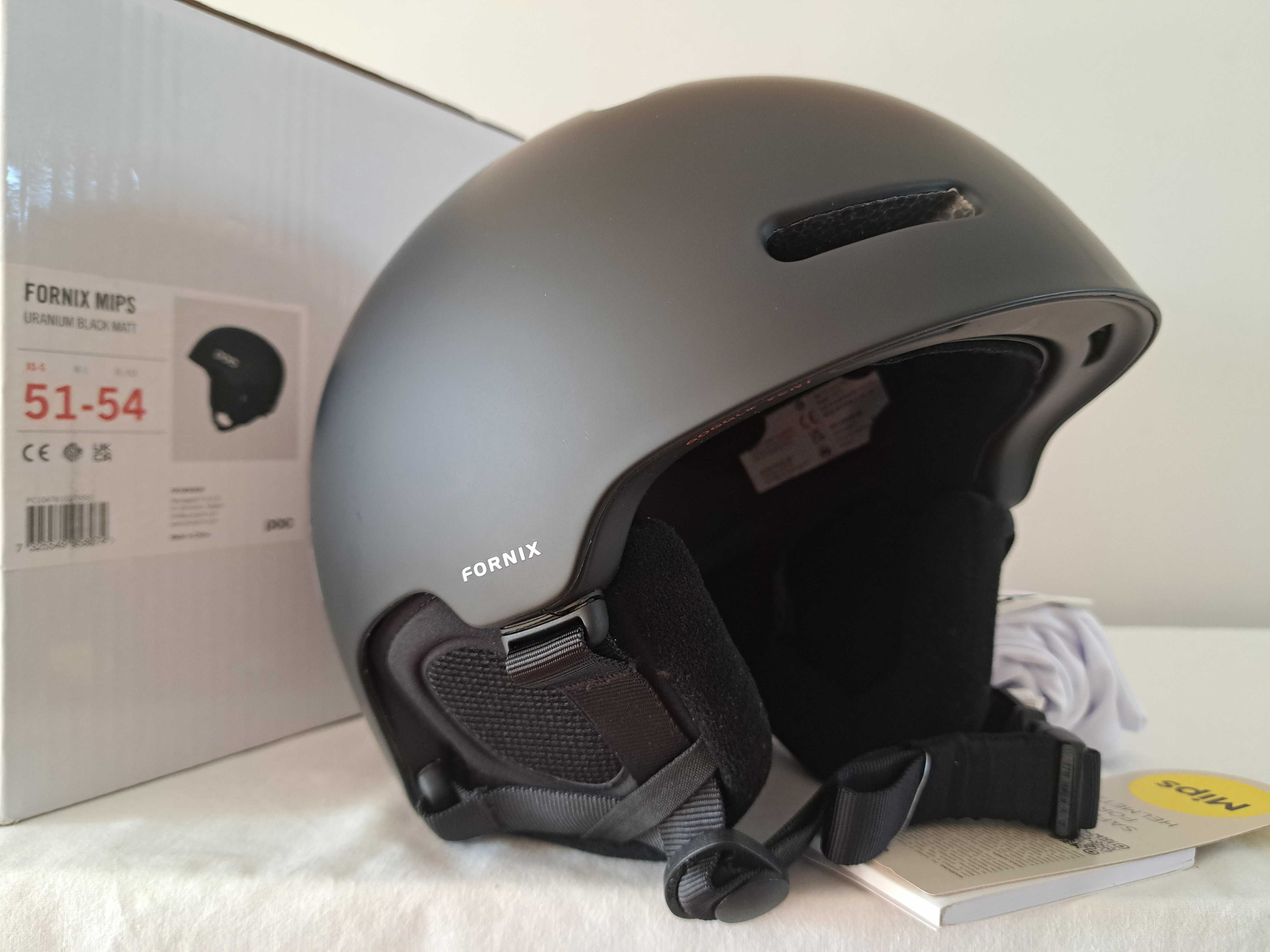 Kask narciarski POC Fornix Mips Uranium Black Matt XS/S 51-54cm