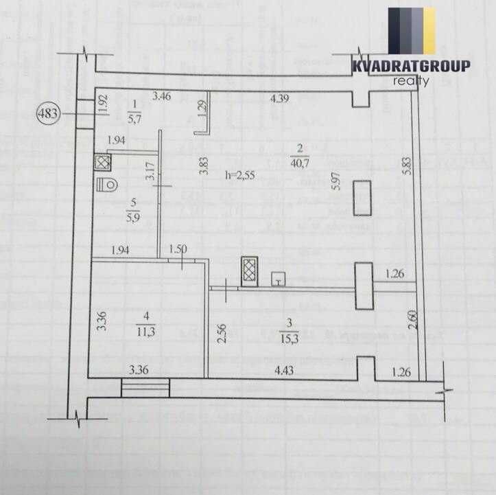 Продам 3 комнатную квартиру на ж/м Тополь-1