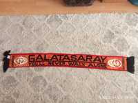 Szalik Galatasaray you'll never walk alone oldschool dwustronny unikat