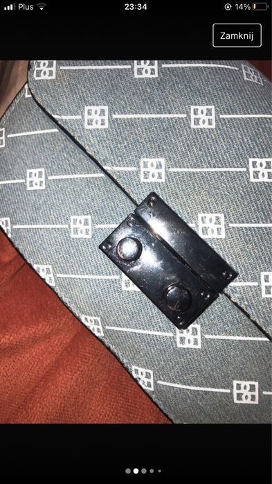 Niebieska torebka Bershka