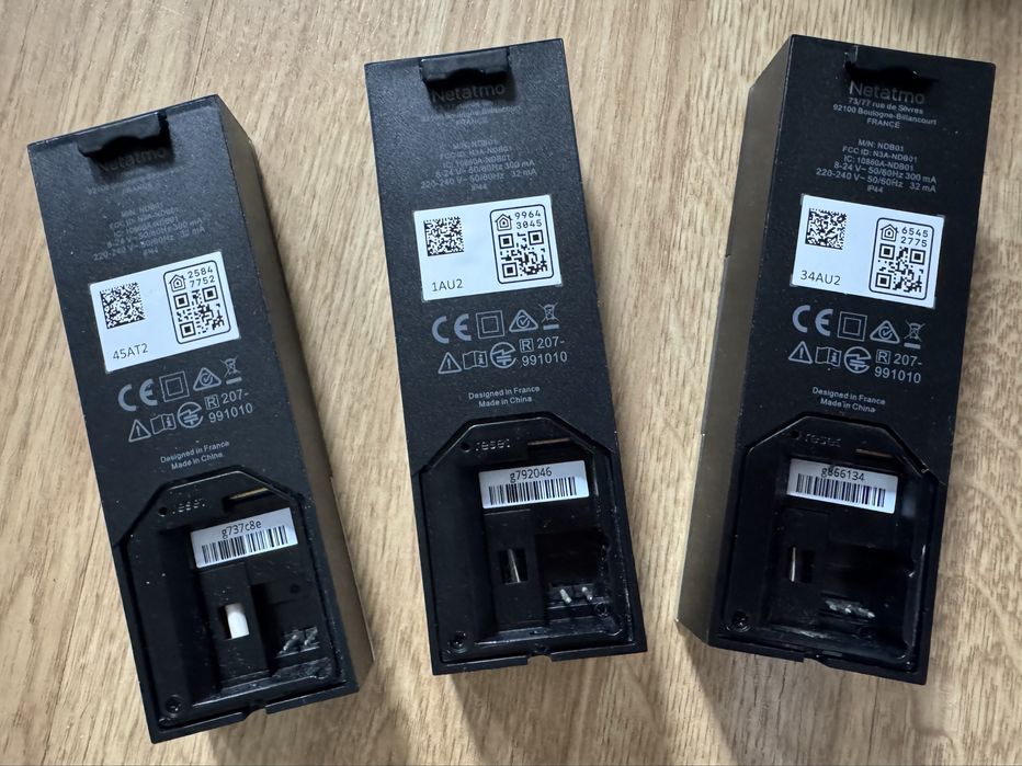 3x Netatmo NDB01 Inteligentny wideodomofon doorbell 3 sztuki