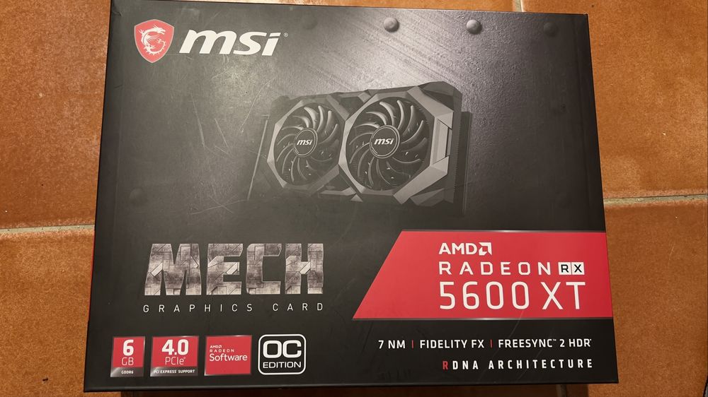 Placa Gráfica AMD Radeon RX 5600 XT 6GB GDDR6