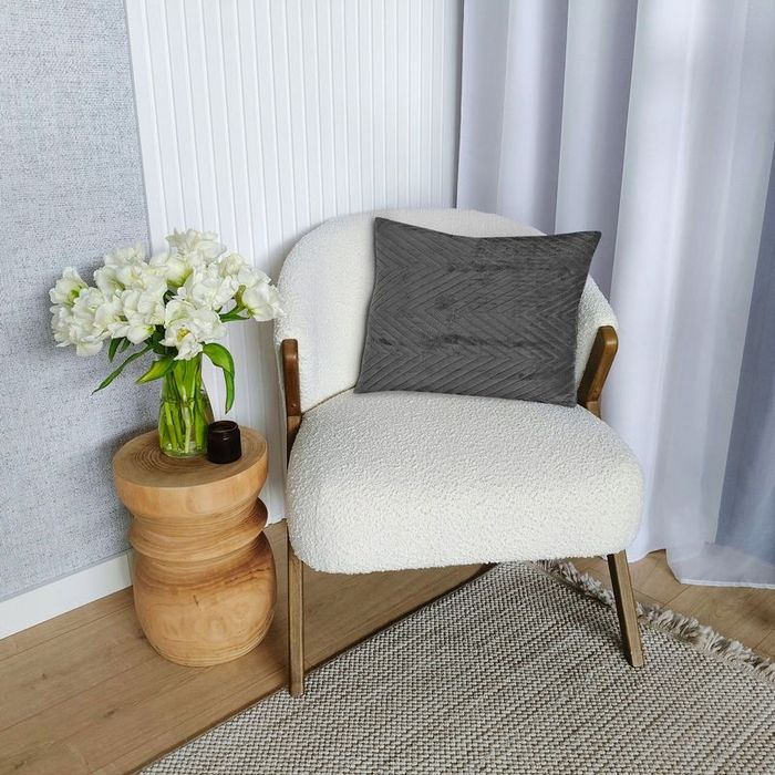 Poszewka na poduszę 50x60 Welurowa velvet pluszowa Jodełka Caden Grafi