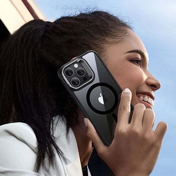 Esr Classic Hybrid Kickstand Halolock Magsafe & Tempered Glass Iphone