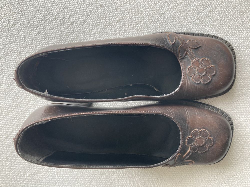 Sapato castanho vintage