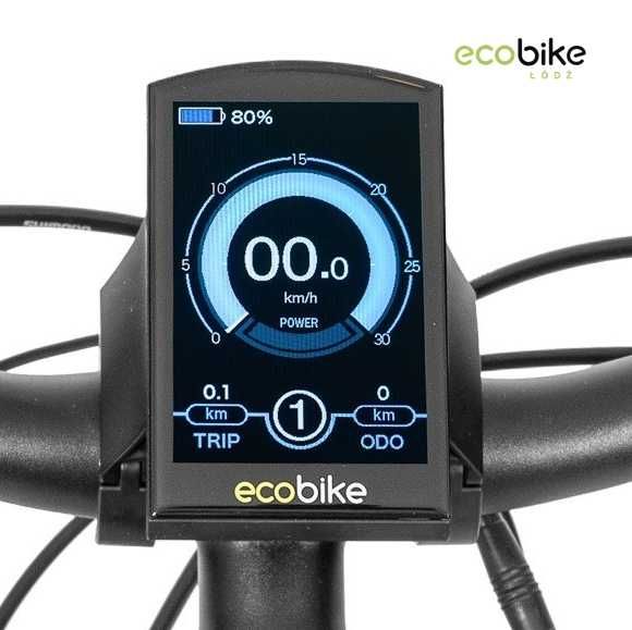 Rower elektryczny EcoBike LX 19"Black bat.14Ah ubezp.AC Raty0% Leasing