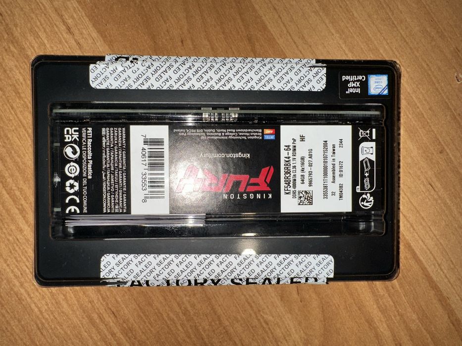 Ram DDR5 4x16Gb 4800Mhz CL36 RDIMM