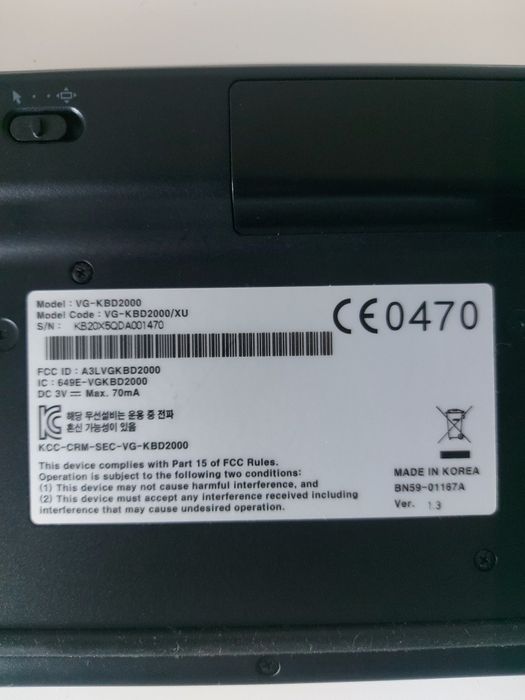 Klawiatura Samsung VG-KBD2000