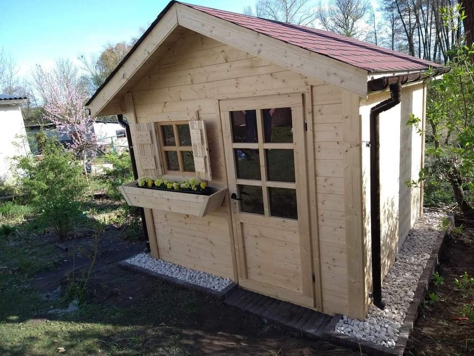 Domek narzędziowy magazynek drewniany