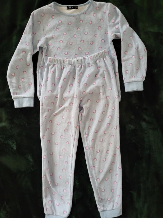 2x piżama dla dziewczynki 122/128