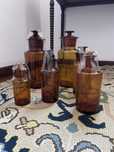 Conjunto frascos farmácia antigos e originais