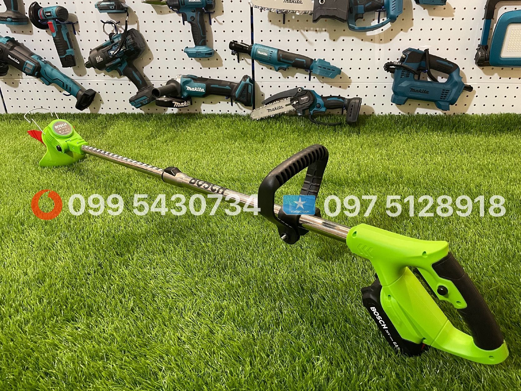 Триммер BOSCH BUR179BL 36V 6Ah косарка 800ватт для газону безщіткова
