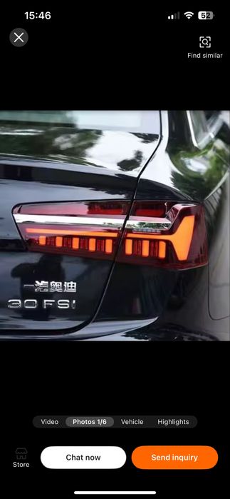 lampy audi a6 c7 sedan