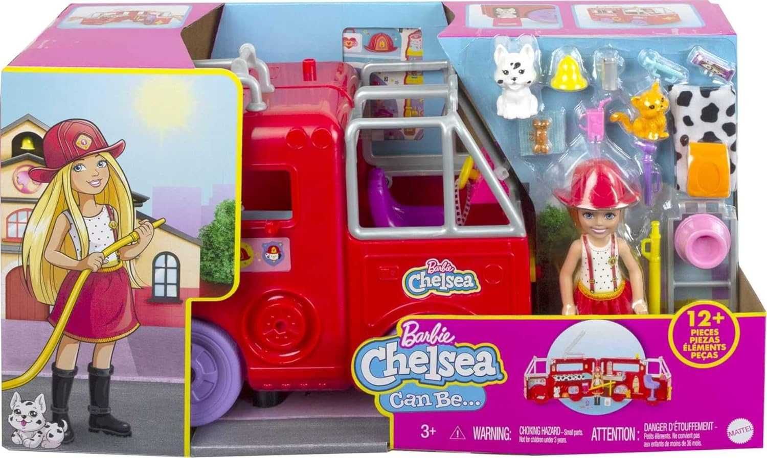 Барби Челси пожарная машина Barbie Chelsea Fire Truck Vehicle